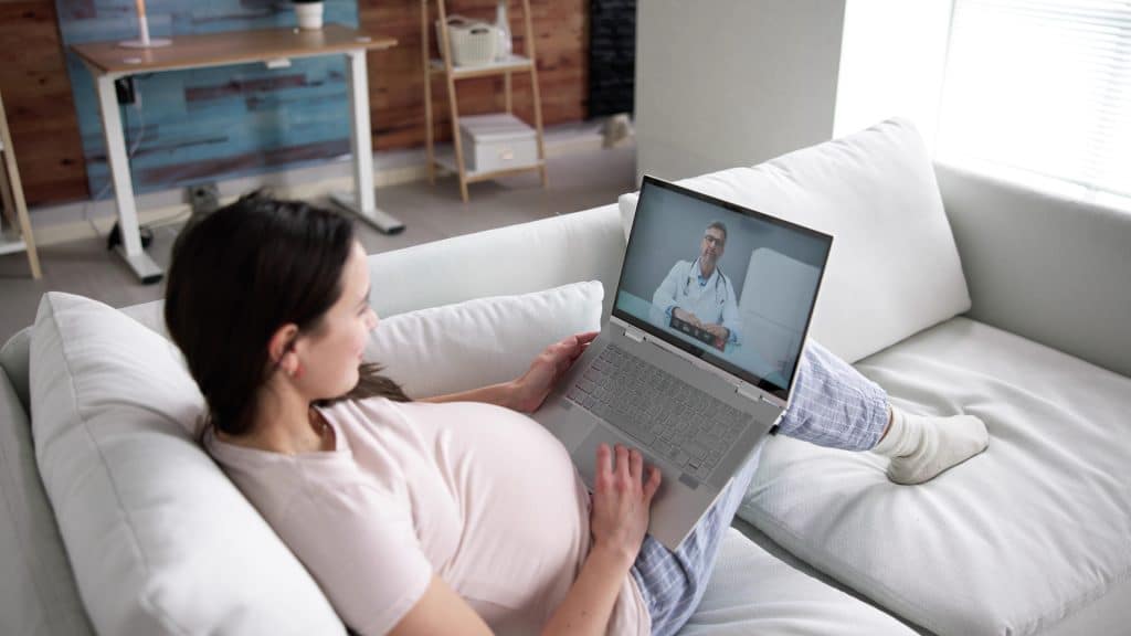Expectant Mom on Virtual Care