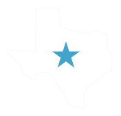 Shape of Texas with Star